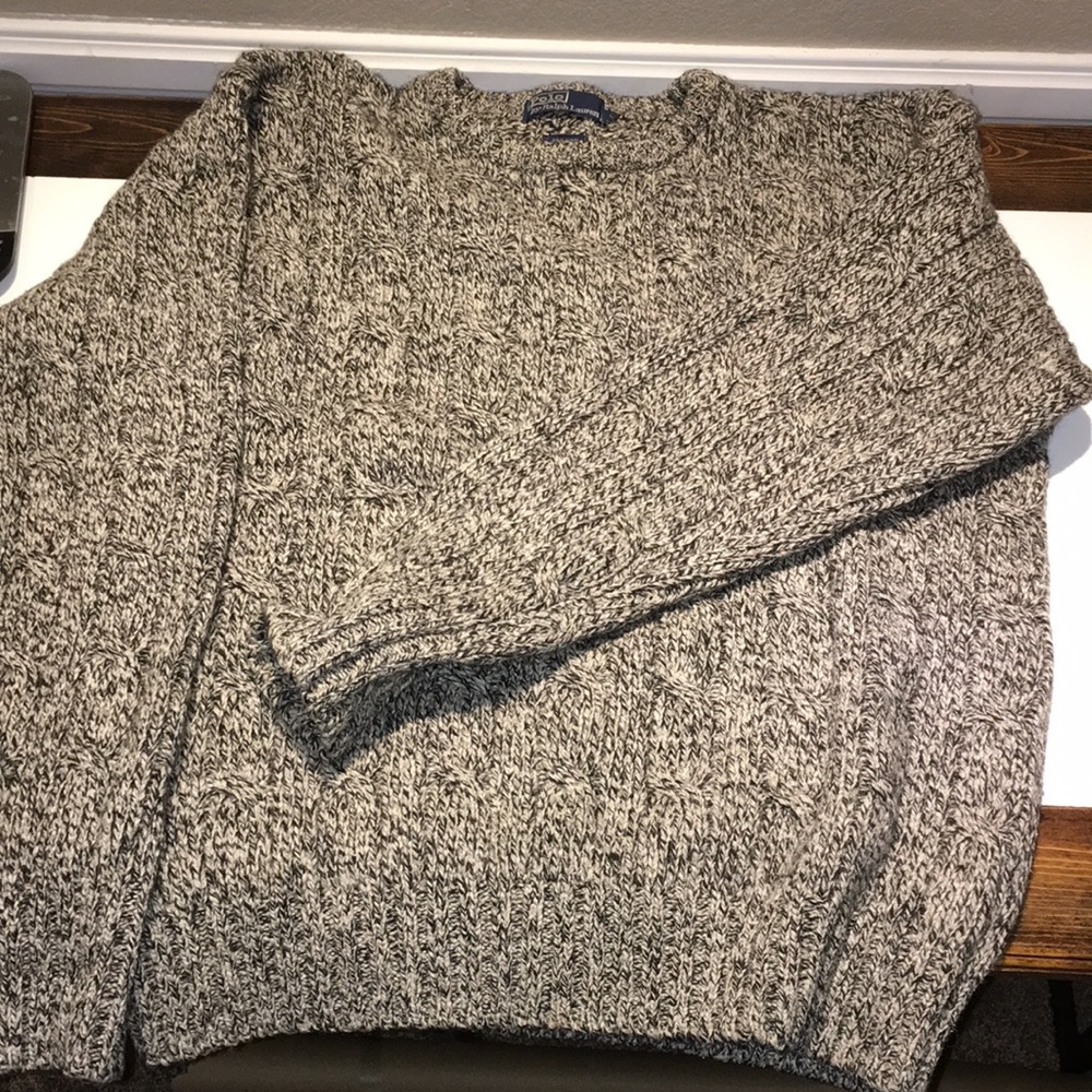 Amazing! Polo Ralph Lauren Wool Fisherman Sweater